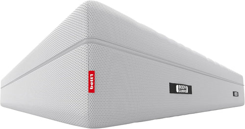 Bodyguard Bett1 Boxspring-Matratze 140x200, 28 cm Höhe, 2in1 mittelfest & fest, Vollschaum, Weiß