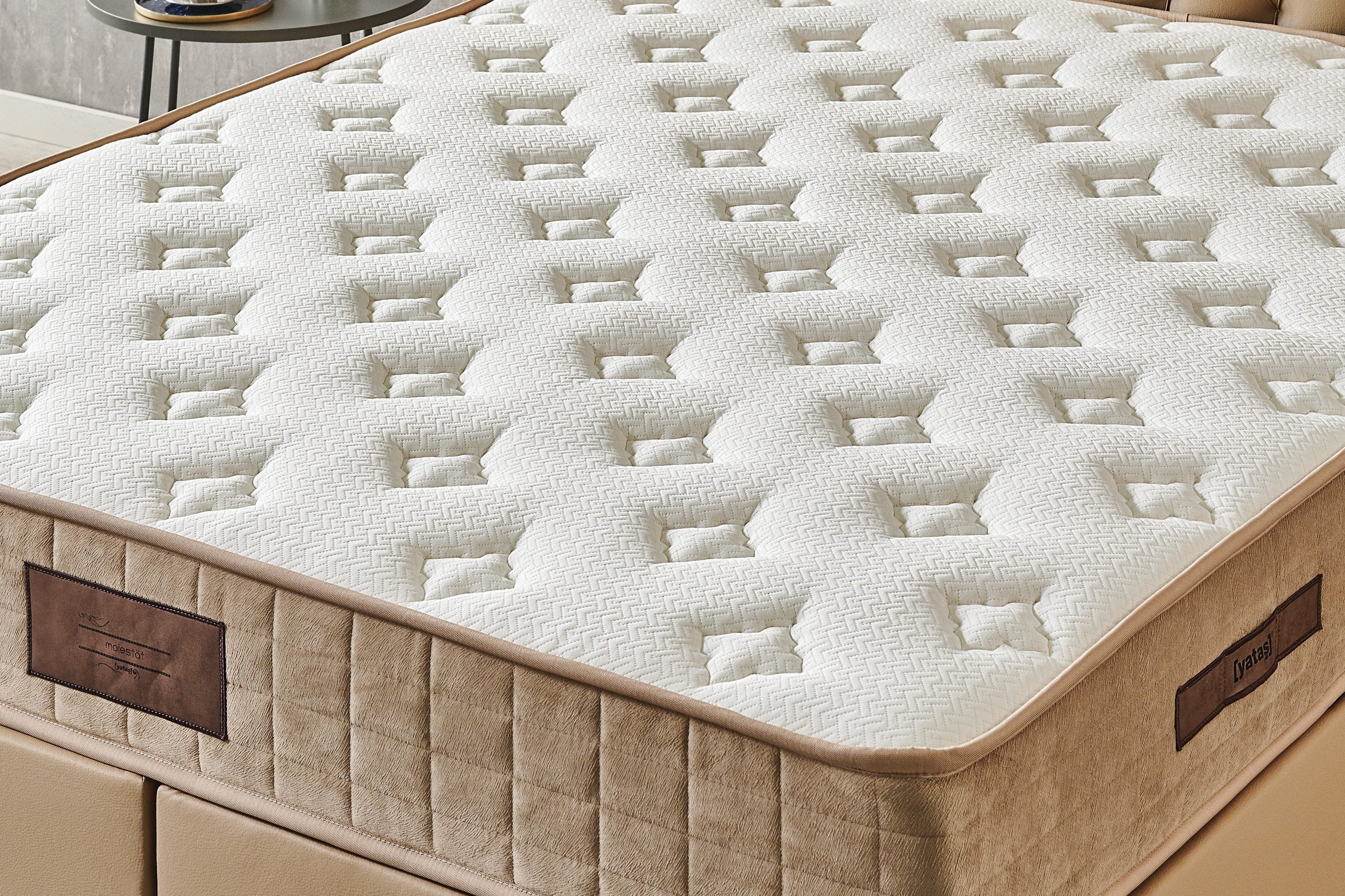 Yatas Majestät Luxus Bonnellfederkernmatratze 140x200 cm H3, 30 cm hoch, Ergonomisch, Atmungsaktiv, CertiPUR & Oeko-TEX
